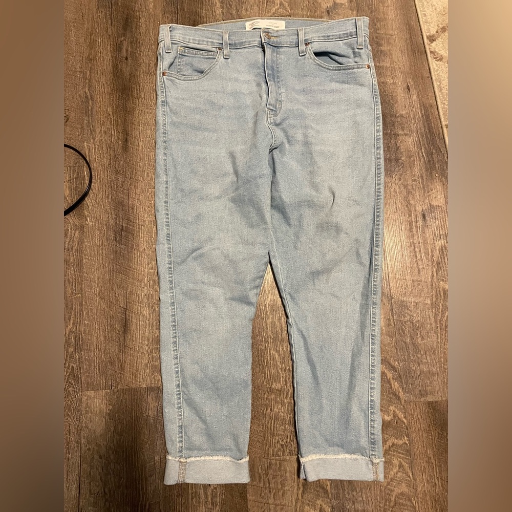 Levi Strauss Signature Plus Size High Ride Light Wash Skinny Jeans